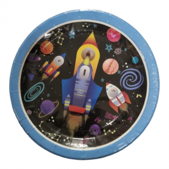 PARTY PLATES ''SPACE'' PRODUCTS