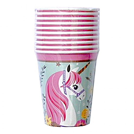 Magical Unicorn Party  7'' Paper  Cups  PRODUCTS
