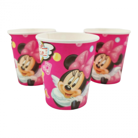 Paper glasses minie mouse