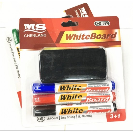 WHITEBOARD MARKER PEN WITH BRUSH DRY ERASE PEN