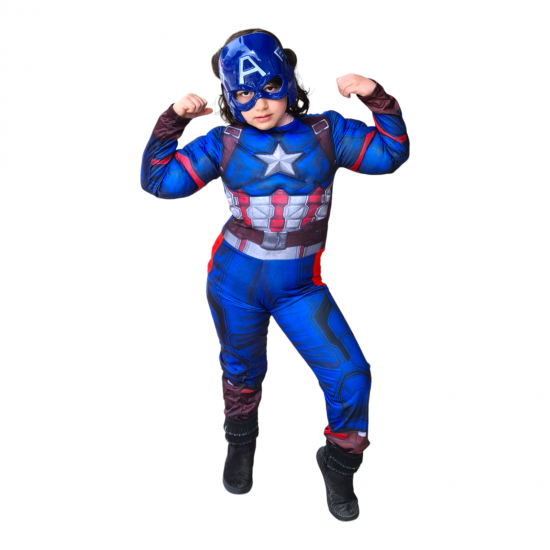 CARNIVAL CHILDREN'S COSTUME CAPTAIN AMERICA