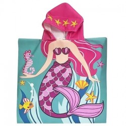 ΠΟΝΤΣΟ ΠΑΙΔΙΚΟ ΘΑΛΑΣΣΗΣ MICROFIBER 60x120cm