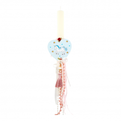 ΧΕΙΡΟΠΟΙΗΤΗ ΛΑΜΠΑΔΑ, ΜΕ ΞΥΛΙΝΟ Unicorn  ΧΕΙΡΟΠΟΙΗΤΗ ΛΑΜΠΑΔΑ, ΜΕ ΞΥΛΙΝΟ Unicorn