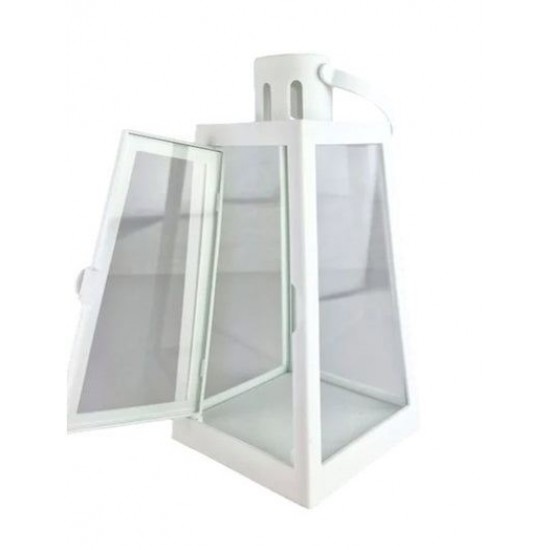 PLASTIC LANTERN OUTDOOR ''WHITE''