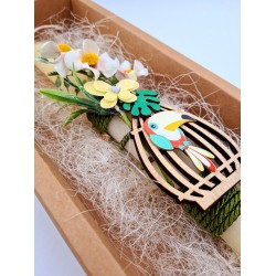 HANDMADE CANDLE ''PARROT'' 30 CM HANDMADE CANDLE ''PARROT'' 30 CM