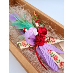 ΧΕΙΡΟΠΟΙΗΤΗ ΑΡΩΜΑΤΙΚΗ ΛΑΜΠΑΔΑ ''flower'',30εκ.