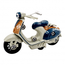ASSEMBLY TOY SCOOTER - BEIGE/BLUE 18.5*9.5*12cm