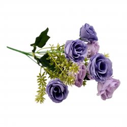 ΤΕΧΝΗΤΟ ΜΠΟΥΚΕΤΟ ΜΕ ΜΩΒ ΤΡΙΑΝΤΑΦΥΛΛΑ- ΔΙΑΚΟΣΜΗΤΙΚΑ ΛΟΥΛΟΥΔΙΑ 