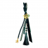 GOOD MORNING CHARM 2026 GREEN-GOLD WITH EYE AND TASSEL