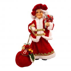 MRS. CLAUS CHRISTMAS FIGURINE - 31cm MRS. CLAUS CHRISTMAS FIGURINE - 31cm
