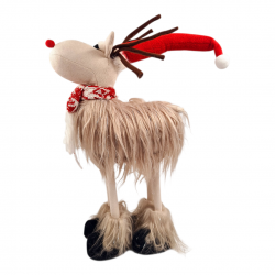 CHRISTMAS REINDEER FIGURINE -40cm CHRISTMAS REINDEER FIGURINE -40cm