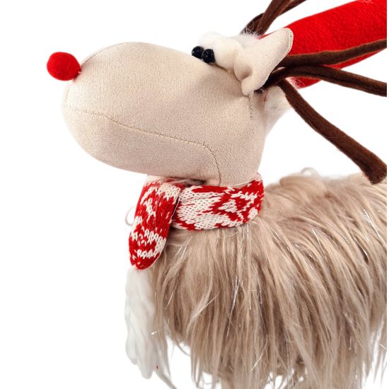 CHRISTMAS REINDEER FIGURINE -40cm CHRISTMAS REINDEER FIGURINE -40cm