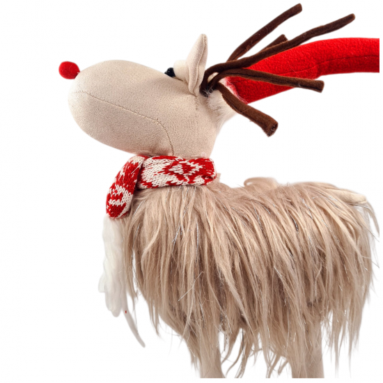 CHRISTMAS REINDEER FIGURINE -40cm CHRISTMAS REINDEER FIGURINE -40cm
