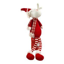 CHRISTMAS REINDEER WITH LED LIGH & SOUND - 52cm  CHRISTMAS REINDEER WITH LED LIGH & SOUND - 52cm