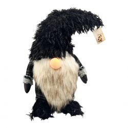 CHRISTMAS GNOME WITH BLACK HAT - 60cm  CHRISTMAS GNOME WITH BLACK HAT - 60cm
