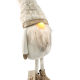 WHITE & GOLD CHRISTMAS GNOME WITH LED LIGHT - WHITE & GOLD CHRISTMAS GNOME WITH LED LIGHT -