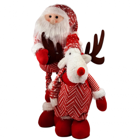 CHRISTMAS REINDEE WITH ADJUSTABLE LEGS - 85cm CHRISTMAS REINDEE WITH ADJUSTABLE LEGS - 85cm