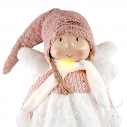 ΧΡΙΣΤΟΥΓΕΝΝΙΑΤΙΚΗ ΔΙΑΚΟΣΜΗΤΙΚΗ ΦΙΓΟΥΡΑ ΑΓΓΕΛΑΚΙ ΡΟΖ ΜΕ ΦΩΣ ΚΑΙ ΑΥΞΟΜΕΙΟΥΜΕΝΑ ΠΟΔΙΑ ΥΨΟΣ 82 CM ΧΡΙΣΤΟΥΓΕΝΝΙΑΤΙΚΗ ΔΙΑΚΟΣΜΗΤΙΚΗ ΦΙΓΟΥΡΑ ΑΓΓΕΛΑΚΙ ΡΟΖ ΜΕ ΦΩΣ ΚΑΙ ΑΥΞΟΜΕΙΟΥΜΕΝΑ ΠΟΔΙΑ ΥΨΟΣ 82 CM