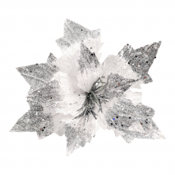 ΧΡΙΣΤΟΥΓΕΝΝΙΑΤΙΚΟ ΔΙΑΚΟΣΜΗΤΙΚΟ ΛΟΥΛΟΥΔΙ ΑΛΕΞΑΝΔΡΙΝΟ ΛΕΥΚΟ-ΑΣΗΜΙ (20x28ΕΚ.) ΧΡΙΣΤΟΥΓΕΝΝΙΑΤΙΚΟ ΔΙΑΚΟΣΜΗΤΙΚΟ ΛΟΥΛΟΥΔΙ ΑΛΕΞΑΝΔΡΙΝΟ ΛΕΥΚΟ-ΑΣΗΜΙ (20x28ΕΚ.)