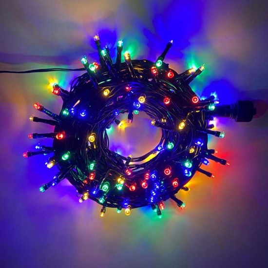 100 LED ΧΡΙΣΤΟΥΓΕΝΝΙΑΤΙΚΑ ΛΑΜΠΑΚΙΑ ΠΟΛΥΧΡΩΜΟ ΜΕ ΠΡ