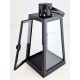 PLASTIC LANTERN OUTDOOR ''BLACK''