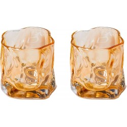 WHISKEY GLASSES 4 PCS IN GOLD COLOR 280 ML WHISKEY GLASSES 4 PCS IN GOLD COLOR 280 ML