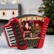 Light-Up Christmas Accordion Decoration with Santa