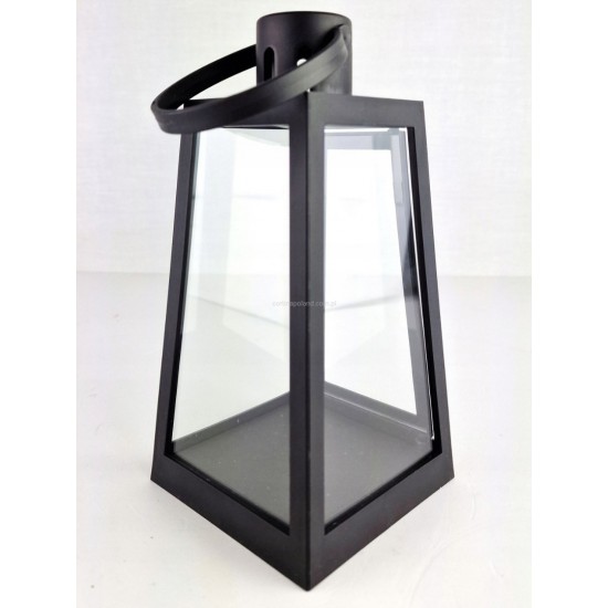 PLASTIC LANTERN OUTDOOR ''BLACK''