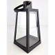 PLASTIC LANTERN OUTDOOR ''BLACK''