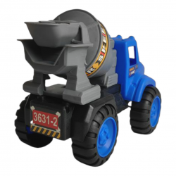 KIDS' PLASTIC CEMENT MIXER TOY TRUCK