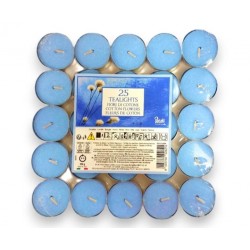 SCENTED CANDLES 25 PCS COTTON FLOWERS