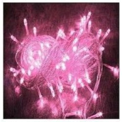 100 LED ΧΡΙΣΤΟΥΓΕΝΝΙΑΤΙΚΑ ΛΑΜΠΑΚΙΑ ΡΟΖ ΜΕ ΔΙΑΦΑΝΟ ΚΑΛΩΔΙΟ (9Μ) - 1 ΤΕΜ 100 LED ΧΡΙΣΤΟΥΓΕΝΝΙΑΤΙΚΑ ΛΑΜΠΑΚΙΑ ΡΟΖ ΜΕ ΔΙΑΦΑΝΟ ΚΑΛΩΔΙΟ (9Μ) - 1 ΤΕΜ
