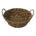 KNITTED BASKET 26X24X12 CM. ROUND