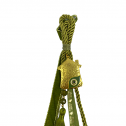  ΓΟΥΡΙ 2026 ΠΡΑΣΙΝΟ ΜΕ ΧΡΥΣΟ ΣΠΙΤΑΚΙ & ΜΑΤΑΚΙ - ΣΥΜΒΟΛΟ ΕΥΤΥΧΙΑΣ & ΠΡΟΣΤΑΣΙΑΣ