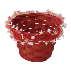 ΚΑΛΑΘΙ ΚΟΚΚΙΝΟ ΜΕ ΔΑΝΤΕΛΑ 12,5Χ8,5 ΕΚ.
