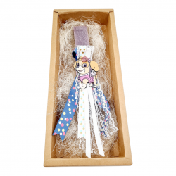 ΧΕΙΡΟΠΟΙΗΤΗ ΛΑΜΠΑΔΑ ΜΕ ΞΥΛΙΝΟ ΣΚΥΛΑΚΙ