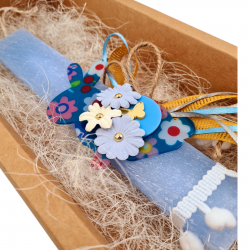 Χειροποίητη αρωματική λαμπάδα ''Bunny ",30cm