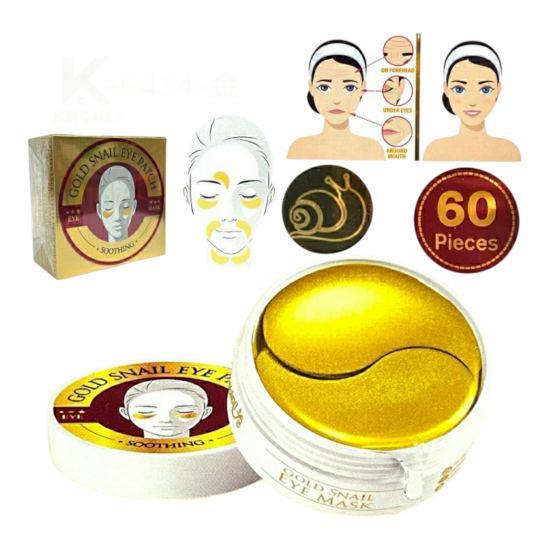 EYE PATCHES GOLD SNAIL
