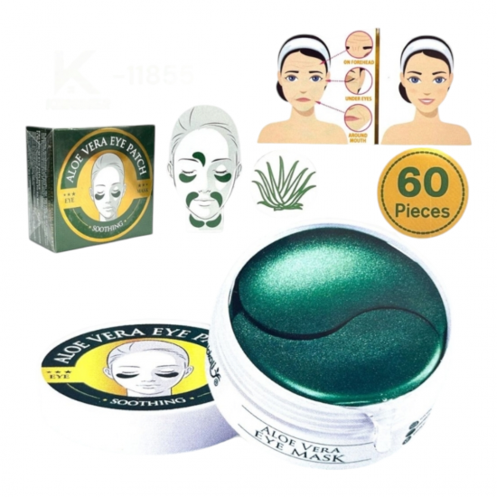 ΕΠΙΘΕΜΑΤΑ ΜΑΤΙΩΝ ΜΕ ALOE VERA, 60τμχ. ΜΑΣΚΕΣ ΟΜΟΡΦ ΕΠΙΘΕΜΑΤΑ ΜΑΤΙΩΝ ΜΕ ALOE VERA, 60τμχ. ΜΑΣΚΕΣ ΟΜΟΡΦ
