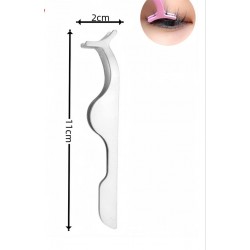 APPLICATOR SCISSORS FOR FALSE EYELASHES 11X2 CM., STAINLESS STEEL  APPLICATOR SCISSORS FOR FALSE EYELASHES 11X2 CM., STAINLESS STEEL