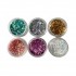 SET OF CRYSTAL NAIL DECORATIONS, 6 PCS