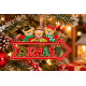 CHRISTMAS HANGING XMAS ARROW ORNAMENT WITH TEDDY B