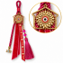 2027 HOUSE LUCKY CHARM WITH EVIL EYE & FUCHSIA TASSEL