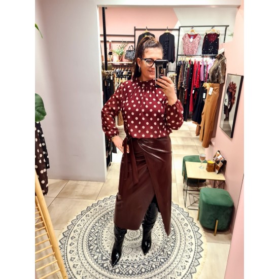 Μπλούζα μουσελίνα πουα , one size LARY LIFESTYLE C Μπλούζα μουσελίνα πουα , one size LARY LIFESTYLE C