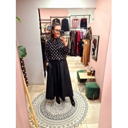 Μπλούζα μουσελίνα πουα , one size