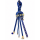 GOOD LUCK 2027 BLUE-GOLD HORSE HORSE WITH WISH &am