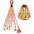 2027 LUCKY CHARM – GOLD-TONE ANGEL WITH PINK TASSEL AND WISHES