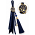 2027 LUCKY CHARM – POMEGRANATE WITH GOLD-TONE DETAILS AND NAVY TASSEL
