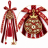 2027 LUCKY CHARM WITH RED EVIL EYE POMEGRANATE AND TASSEL