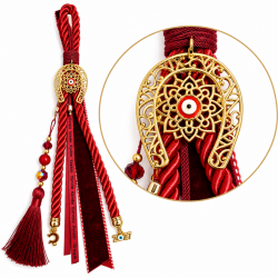 Burgundy Horseshoe Lucky Charm 2027 Burgundy Horseshoe Lucky Charm 2027